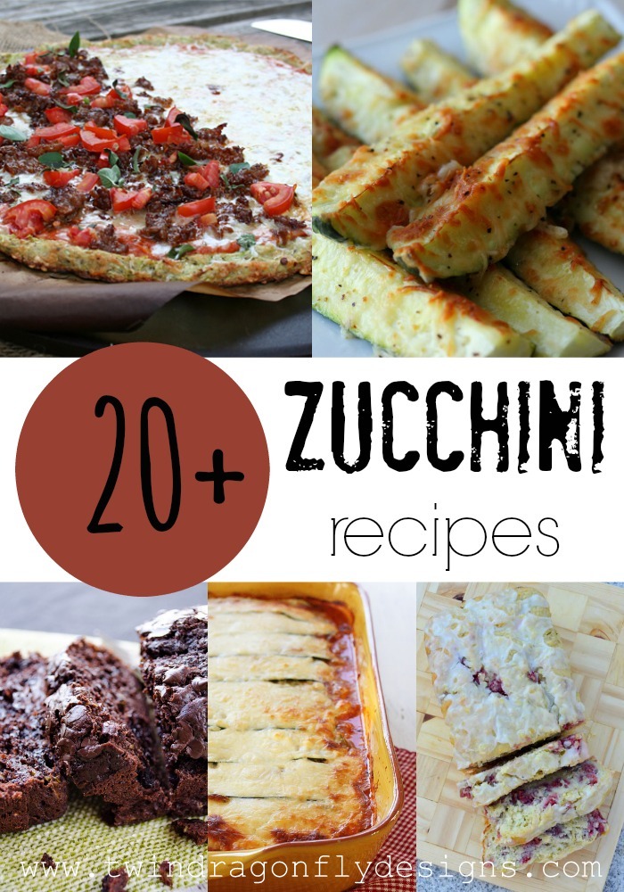 20+ Zucchini Recipes » Dragonfly Designs